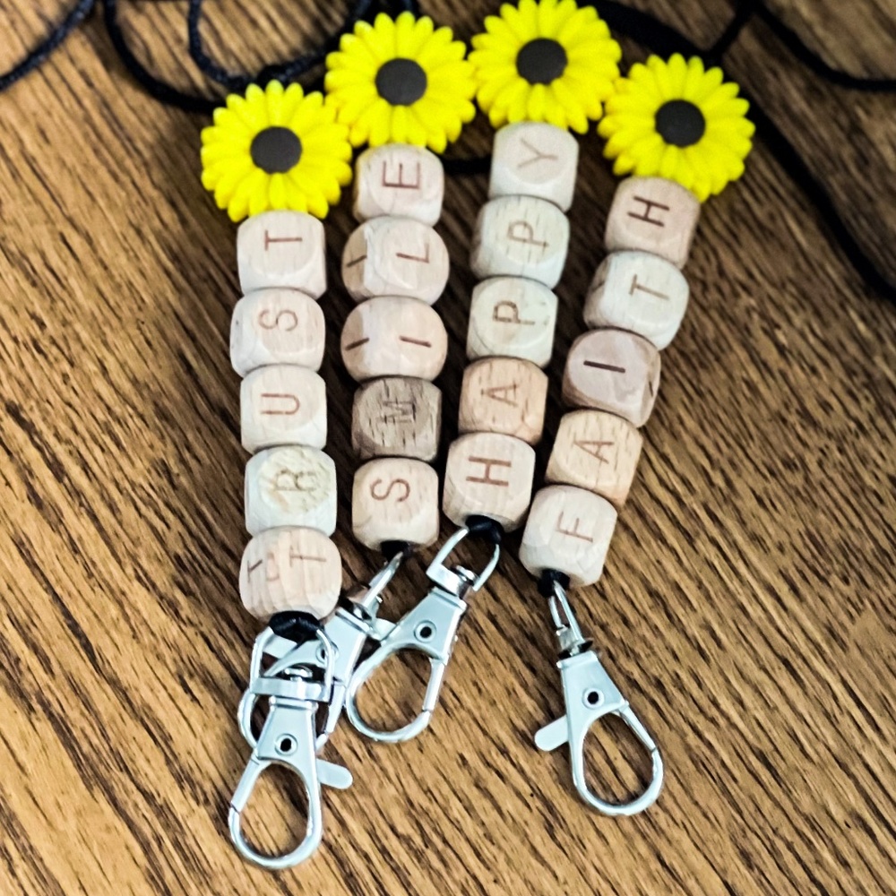 Sunflower Lanyard